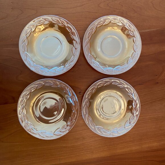 Fire King Oven Ware Saucers, made in USA - Picture 2 of 5